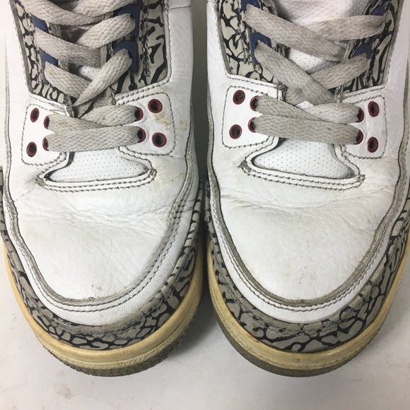 NIKE AIR JORDAN GS 3 TRUE BLUE SIZE 6.5 Y YOUTH - Picture 4 of 8